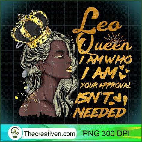 Womens Leo Queen For Black Women Png Afro Women Png Leo Queen Png