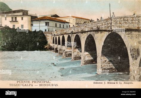 Honduras Main Bridge At Tegucigalpa Stock Photo Alamy