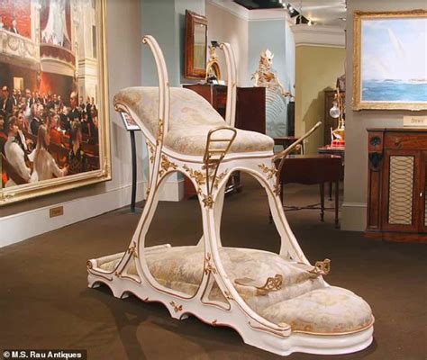la chaise sexuelle du roi Édouard vii mise en vente pour 68 000