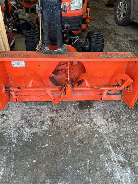 Post a picture of your Kubota Front Mount Snowblower, please