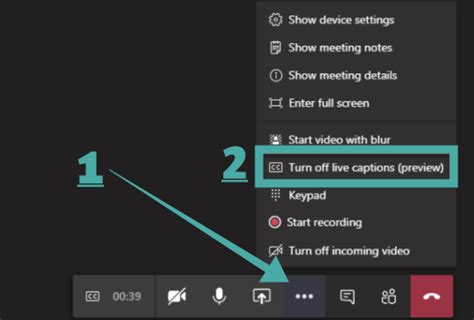 How To Turn On Live Captions In Microsoft Teams
