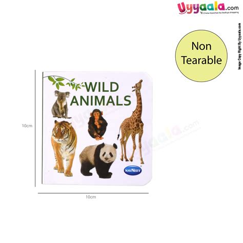 Navneet Tiny Board Book Pack Of 3 Vegetables Wild Animals And Shapes