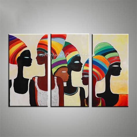 Mintura Art Decorative Wall Painting African Woman