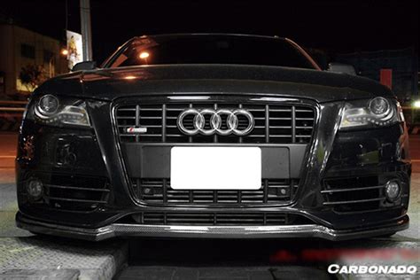 2008 2012 audi a4 and s4 b8 dtm style carbon fiber front lip perfect fitment ebay