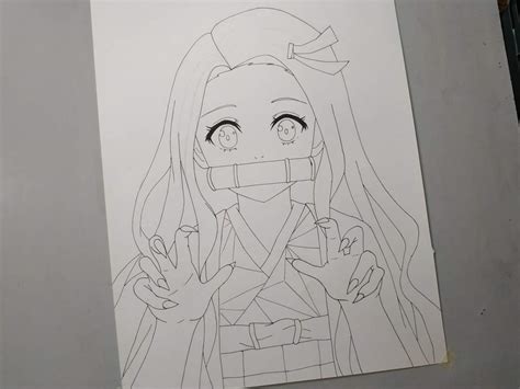 My Drawing Of Nezuko From Demon Slayer Anime Highschool Rp Amino Amino