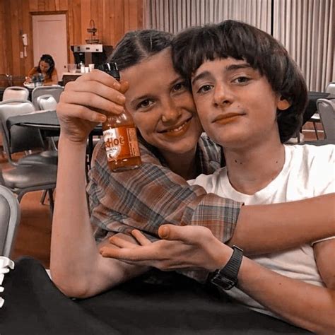 Noah Schnapp And Millie Bobby Brown On We Heart It Bobby Brown
