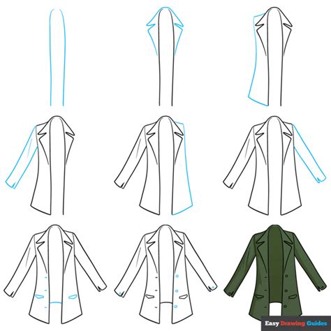 How To Draw An Anime Coat Easy Step By Step Tutorial