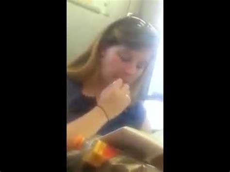 Sexy Blond Caught On Tape Picking Her Nose And Eating Her Boogers On