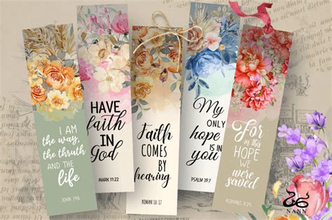 Printable Bookmarks With Bible Verses