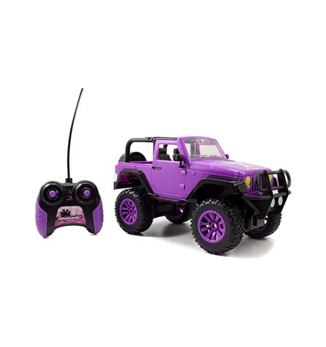 Jada Toys Girlmazing Purple Jeep Wrangler 116 Scale Rc Vehicle Toys