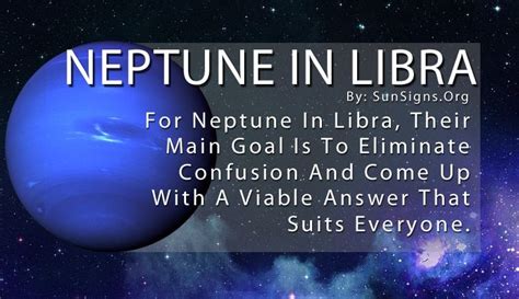 Neptune In Libra Meaning Significance And Personality Traits With