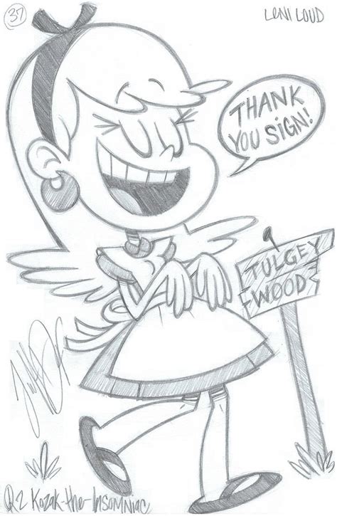 Justdef On Twitter Round 2 Sketch Request 37 Leni Loud