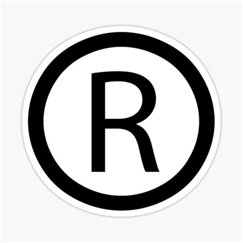 Trademark Symbol Stickers Redbubble