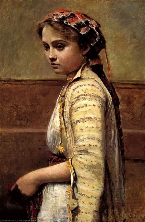 reproductions d art de musée la fille grecque 1870 de jean baptiste camille corot 1796 1875