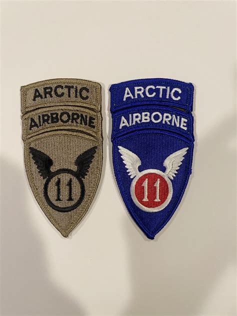 11th Airborne Infantry Division With Arctic Tab Hook Etsy
