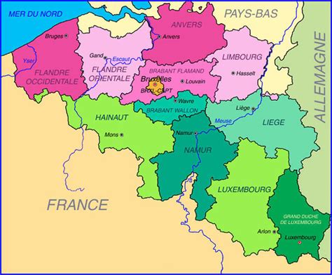 La région de bruxelles capitale n est pas divisée en provinces. Les dix provinces de Belgique | Picadilist