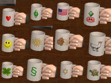 Sims 4 Coffee Cup Accessory Diyrosenailarttutorials