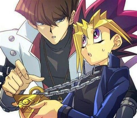 Seto Kaiba And Yugi Muto Yu Gi Oh Gay Comics White Dragon Atem Yuma Drawing Poses Anime