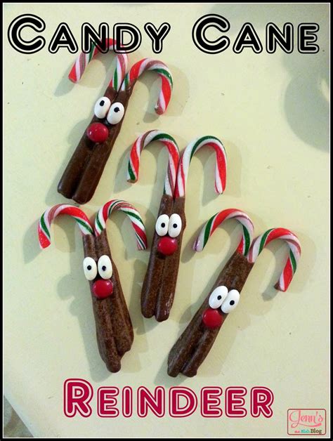 Candy Cane Reindeer Jenns Blah Blah Blog Where The Sweet Stuff Is