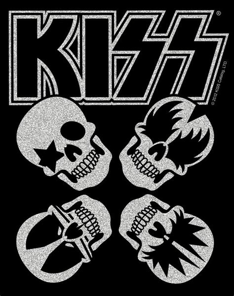 Kiss Skulls Kiss Rock Bands Rock Band Logos Kiss Music