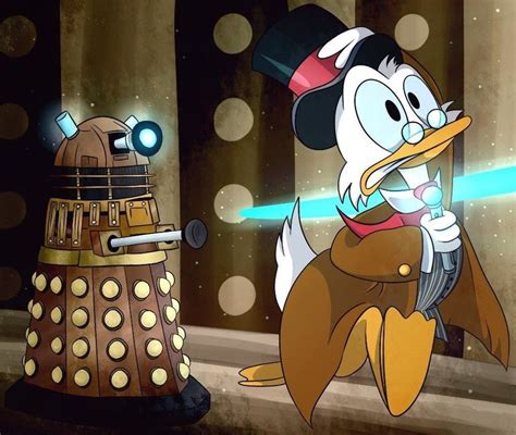 Scrooge Mcduck Being Chased By A Dalek Dalek Daleks Drwho Doctorwho