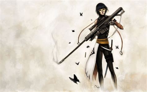 Anime Boy Sniper Wallpapers Wallpaper Cave