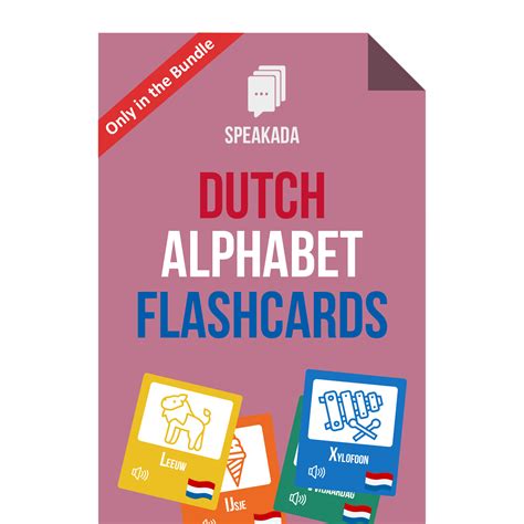 Dutch Alphabet Flashcards Anki For Beginners Speakada