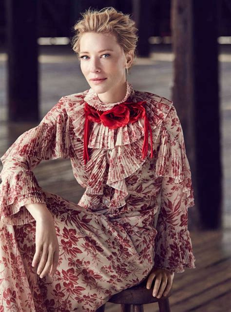Cate Blanchett Photoshoot For Vogue Australia December 2015 • Celebmafia