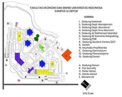 Peta Kampus – Fakultas Ekonomi dan Bisnis Universitas Indonesia