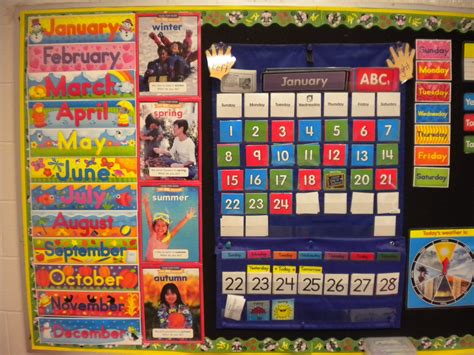 Kindergarten Calendar Pocket Chart Traci Harmonie