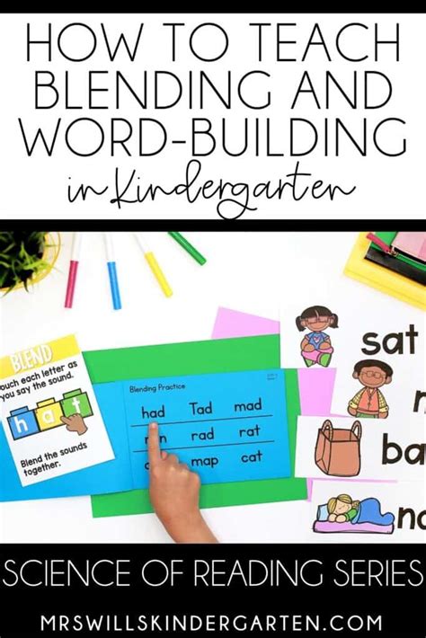 How To Teach Blending Sounds And Words In Kindergarten