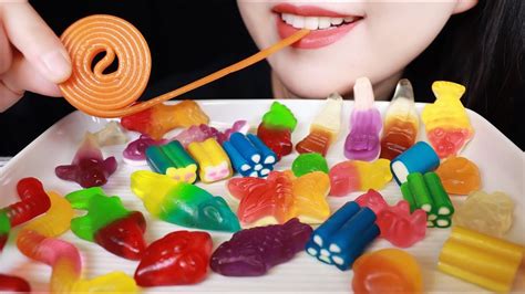 Asmr Eating Gummy Foods Youtube
