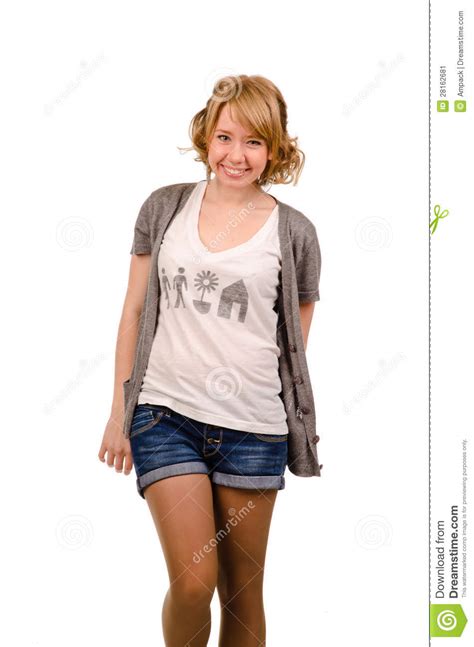 Joyful Young Blonde Woman Stock Image Image Of Adult 28162681