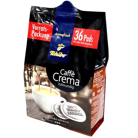 Tchibo Caffe Crema Vollmundig 36pads - KaffeeKaufenHolland | Preiswert ...