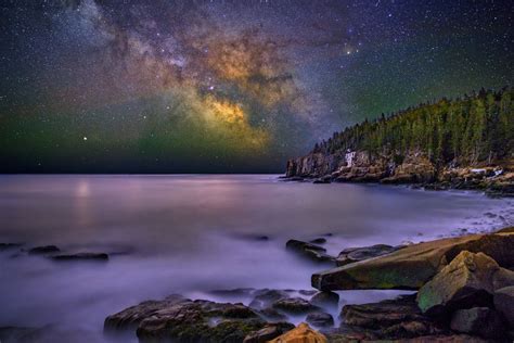 Milky Way Over Otter Cliff Shop Photography By Rick Berk