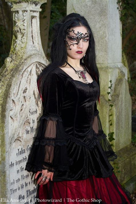 In This Beautiful Set Of Photographs Taken At Abney Park Ella Amethyst Wears The Bijou Blouse