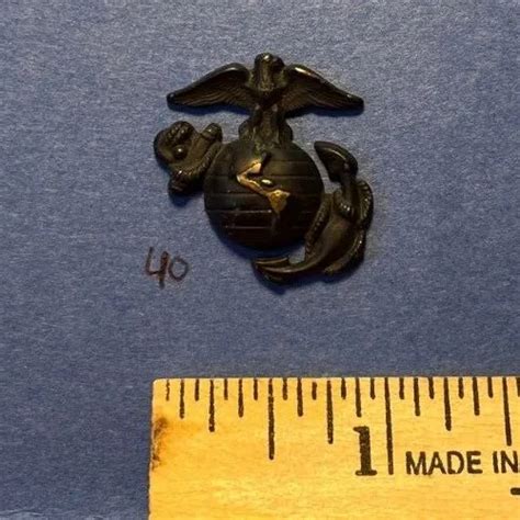 Vintage Ww2 Us Marine Corps Bronze Eagle Globe Anchor Collectible Ega
