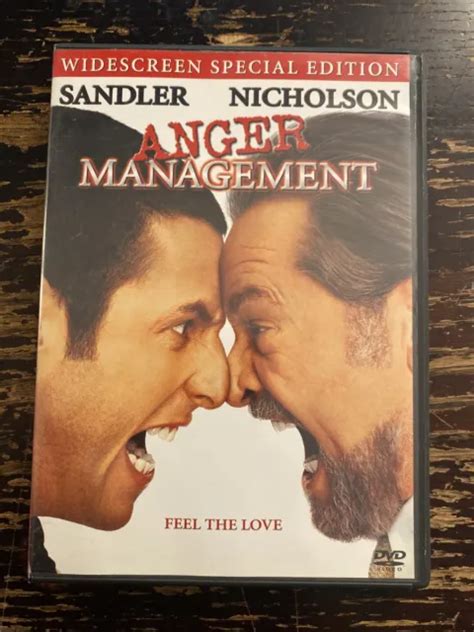 ANGER MANAGEMENT DVD 2003 Widescreen Special Edition Adam Sandler