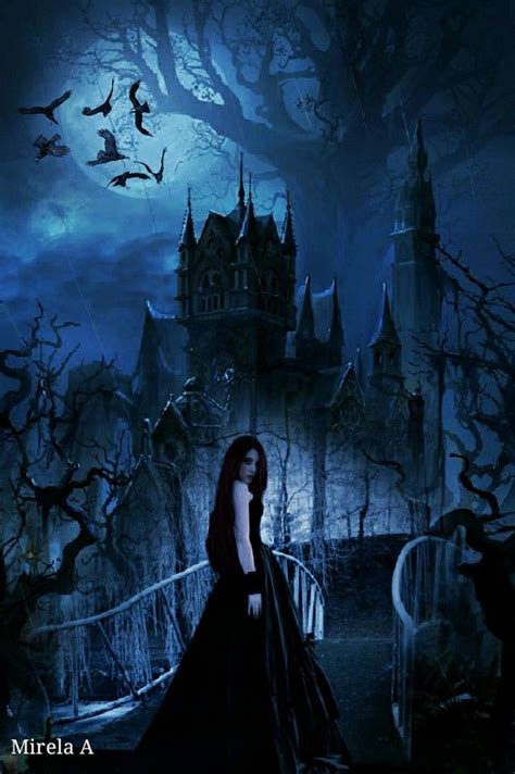 Dark Gothic Art Gothic Fantasy Art Moonlight Photography Dark