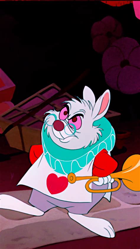 White Rabbit ~ Alice In Wonderland 1951 Disney Pixar Old Disney