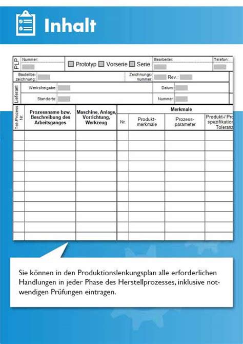 Hier jetzt im microsoft word docx format herunterladen. Vorlage, Checkliste: Produktionslenkungsplan IATF 16949 ...