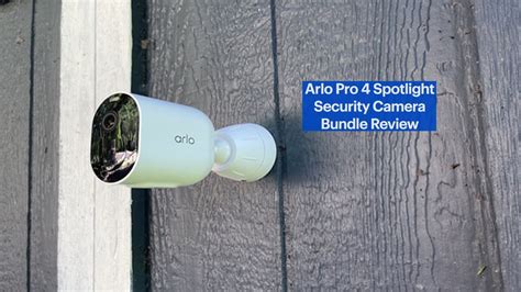 Arlo Pro 4 Spotlight Security Camera Bundle Review Youtube