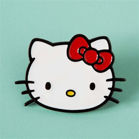 Hello Kitty X Punky Pins Kitty Face Enamel Pin Punkypins