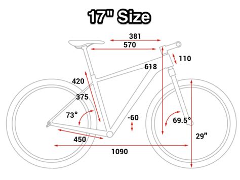 29er Mountain Bike Frame Size Chart Mountain Bike Sizing Fit Guide