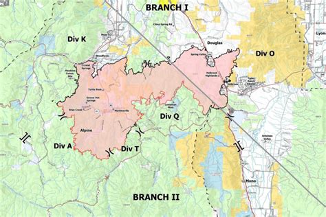 Tamarack Fire Boundary Map