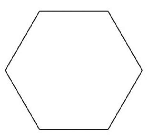 Hexagon Template 34 Inch