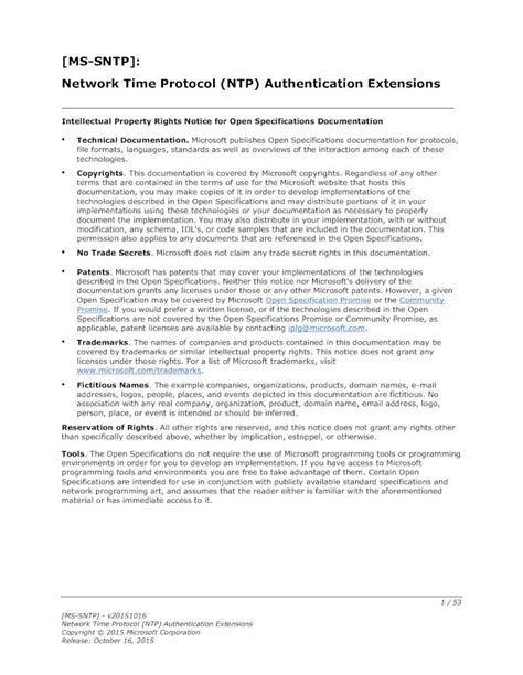 Pdf Ms Sntp Network Time Protocol Ntp Authentication 325