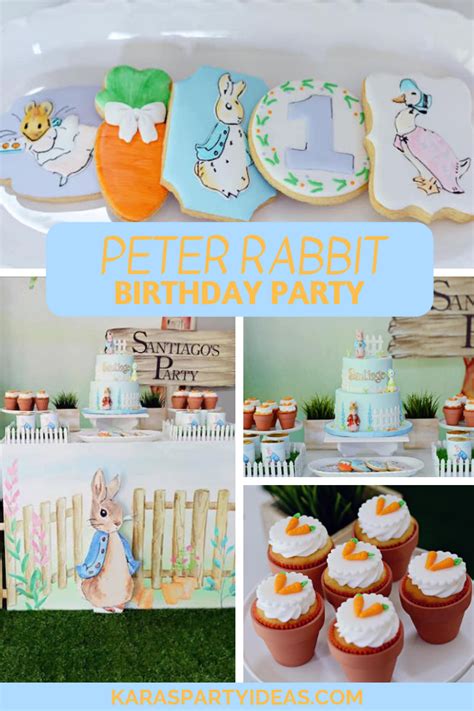 Karas Party Ideas Peter Rabbit Birthday Party Karas Party Ideas