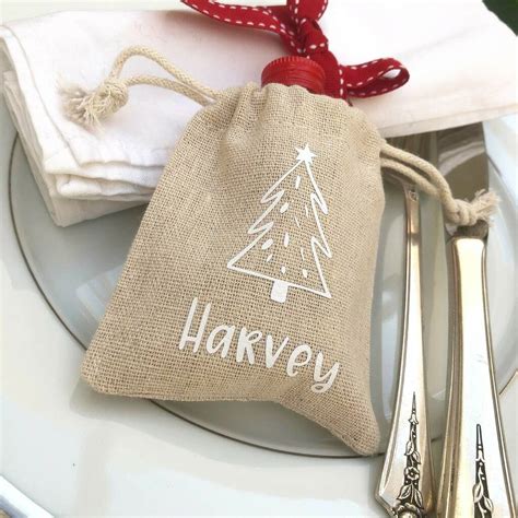 Christmas Cracker Alternative Reusable Tree Gift Bags By The