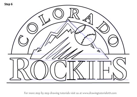 A game is comprised of 9 innings and at the end the team with the highest number of runs wins. Learn How to Draw Colorado Rockies Logo (MLB) Step by Step ...